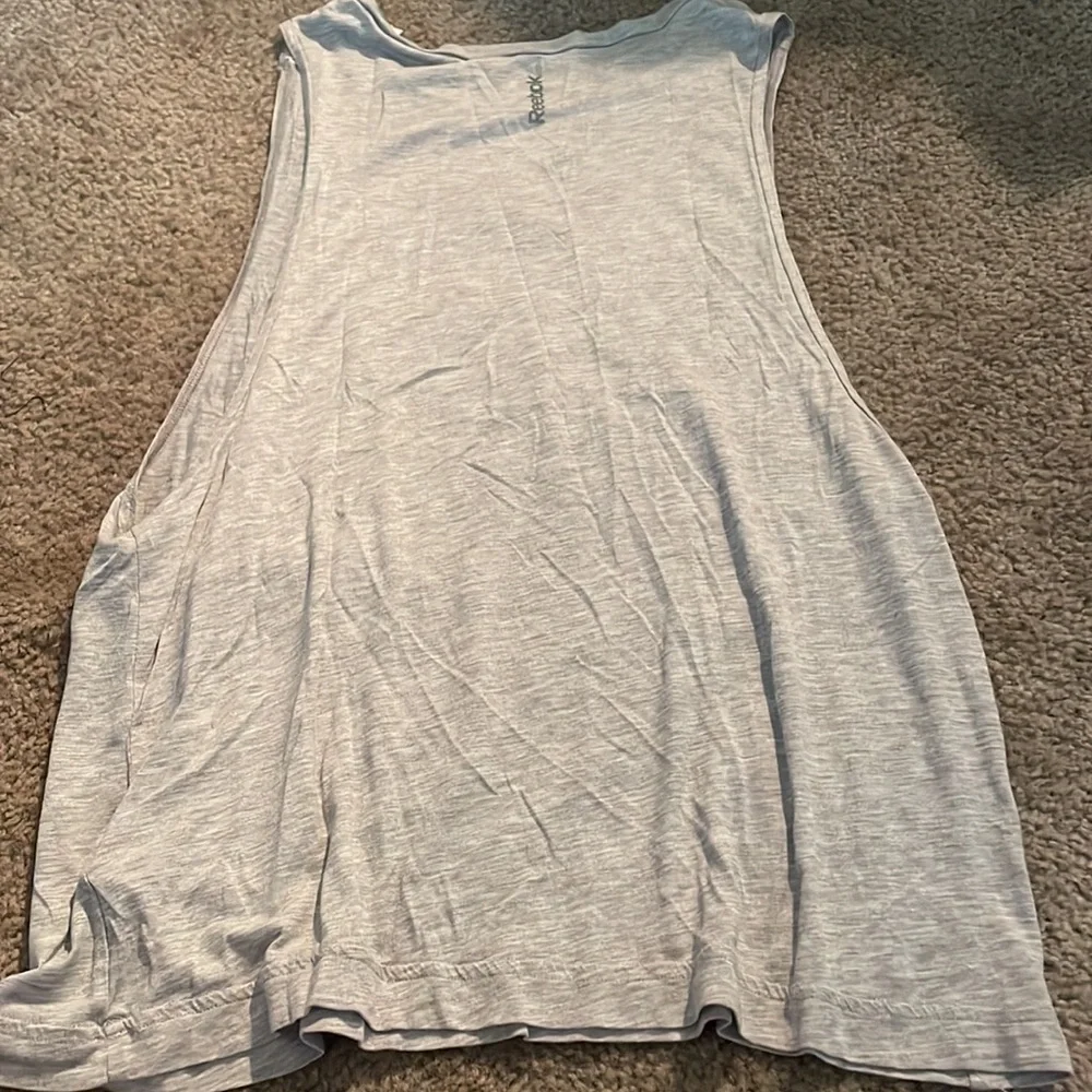 Reebok Gray “Do Your Own Thing” Work out Tank - Picture 3 of 3